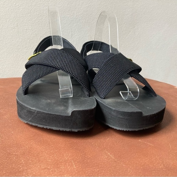 The Healing Sole | Everett Woven Mesh Strap Plantar Fasciitis Platform Sandals - Picture 4 of 9